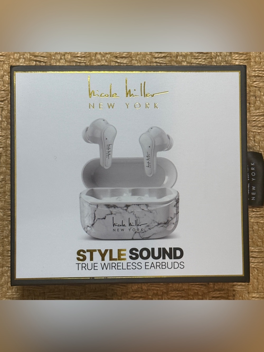 Nichole Miller - Marble True Wireless Earbuds - White